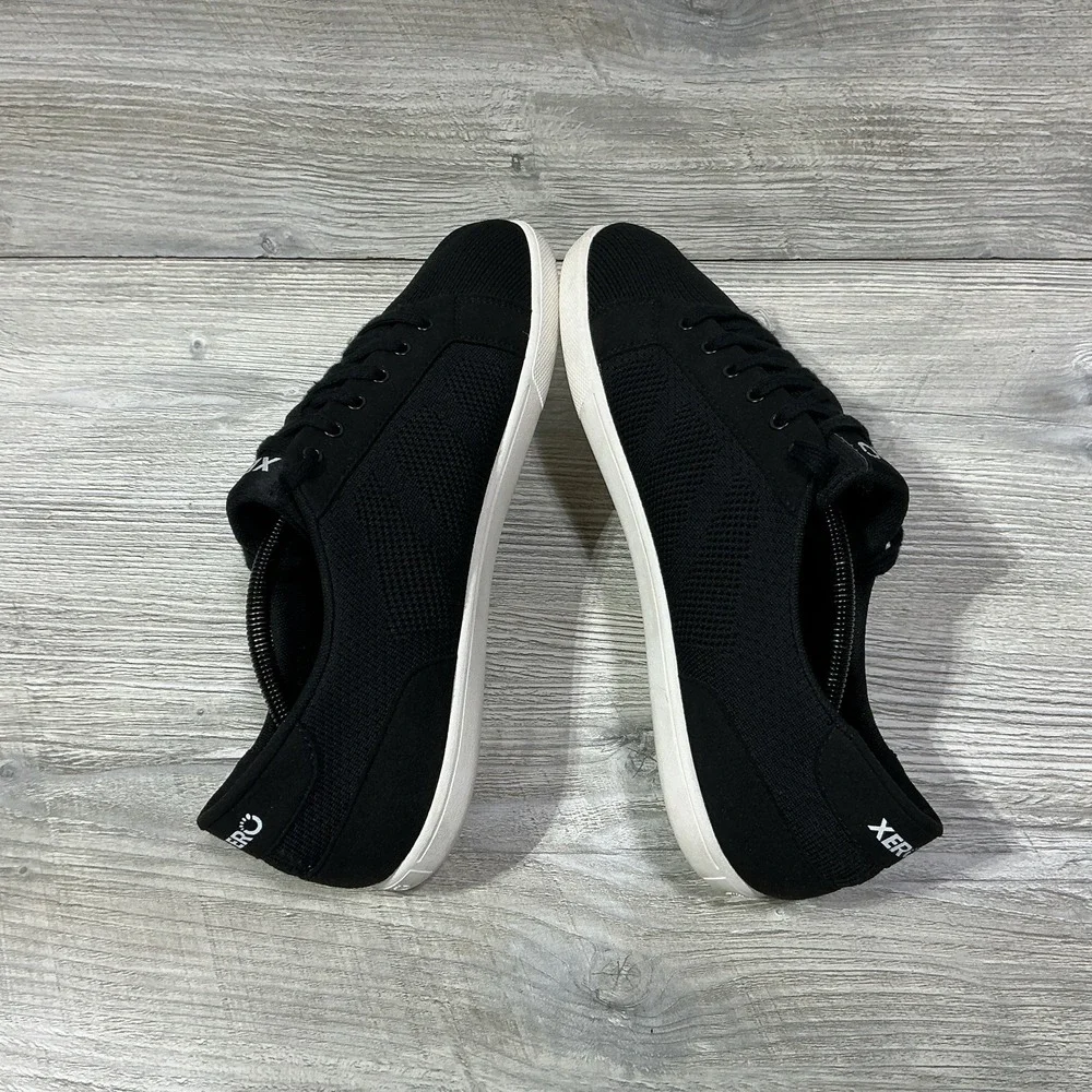 Xero Shoes Men's Dillon Barefoot Minimalist Classic Sneakers Black Size 11.5